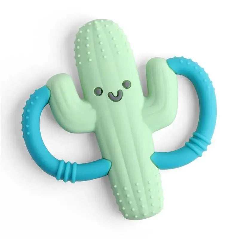 Itzy Ritzy – Silicone Teether with Easy-Grab Handles, Cactus