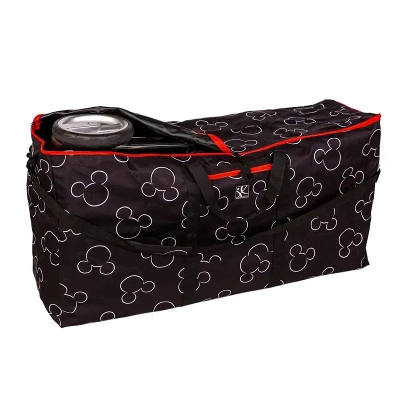 J.L. Childress – Disney Baby Single & Double Stroller Travel Bag, Black, Mickey Mouse