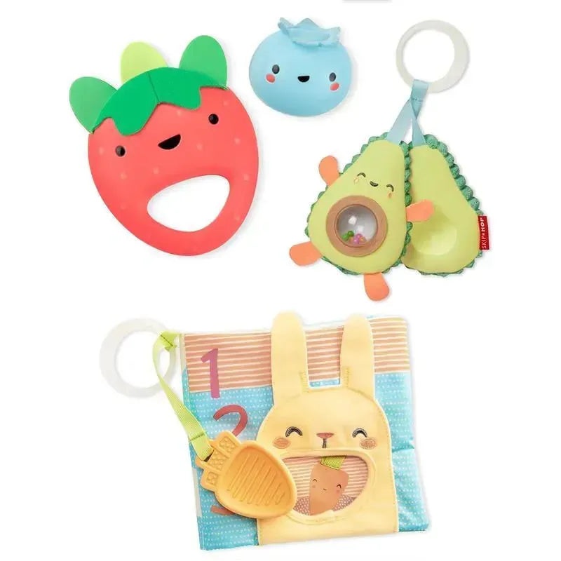 Skip Hop – Baby Musical Toys Gift Set, Farmstand Fresh Picks, 3 Months+