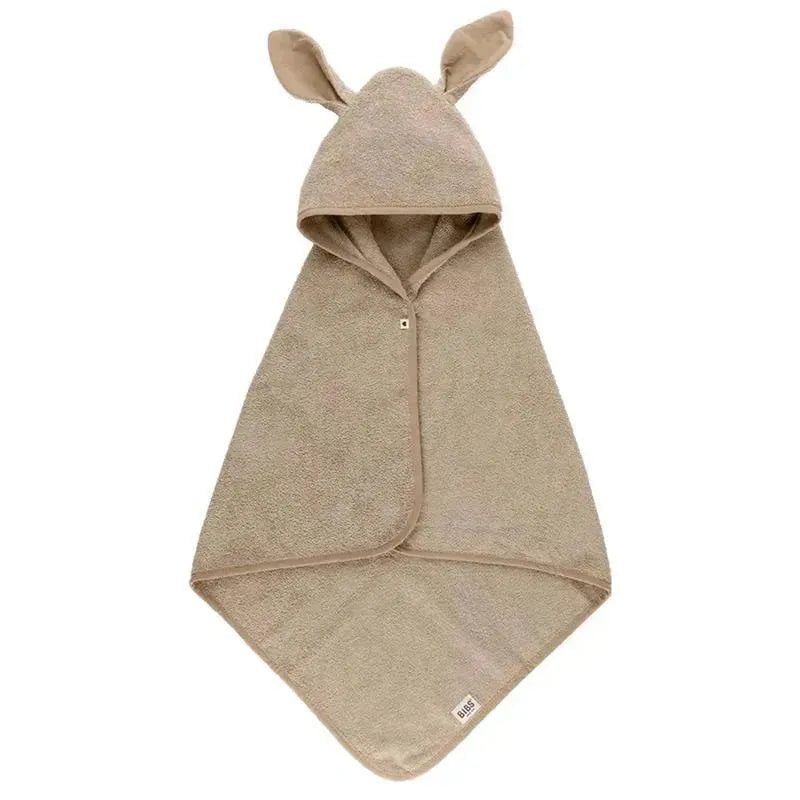 Bibs – Kangaroo Hoodie Towel Baby, Vanilla