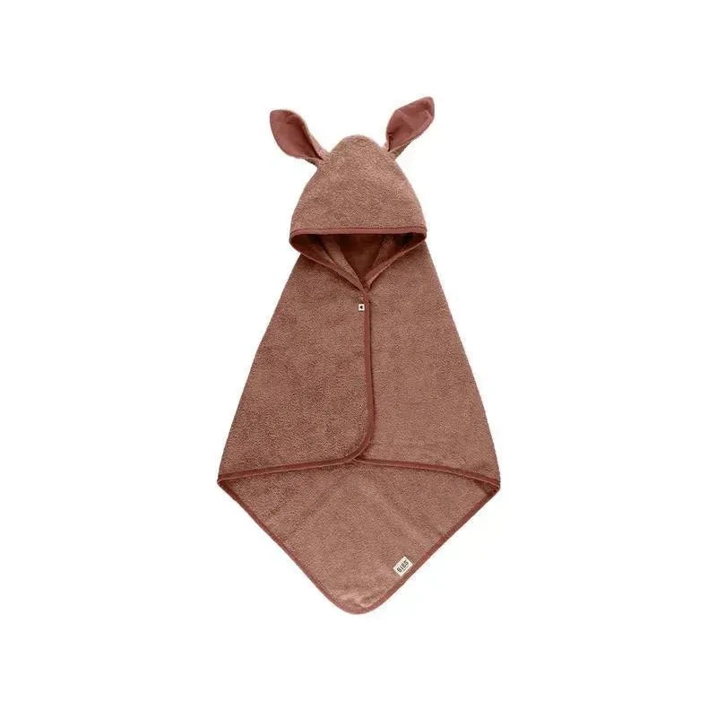 Bibs – Kangaroo Hoodie Towel Baby, Woodchuck