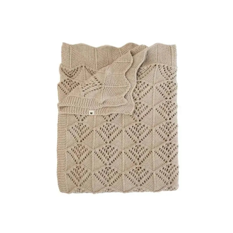 Bibs – Knitted Blanket Wavy, Vanilla