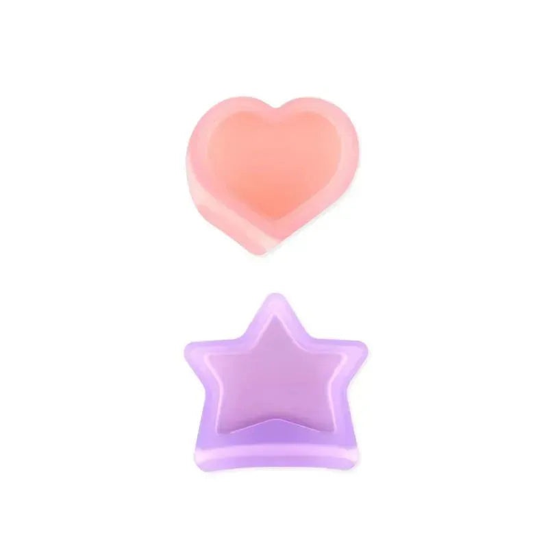 Bumkins – Baby Silicone Little Dippers, Attaches to Bowls, Dishes and Plates, 2 Pack, Magenta Jelly