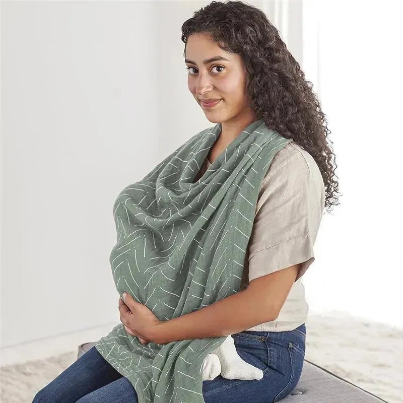 Itzy Ritzy – Breastfeeding Boss Multi-Use Cover, Sage