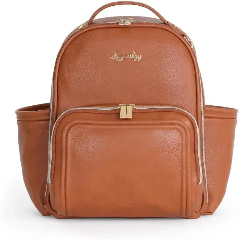 Itzy Ritzy – Mini Plus Diaper Bag, Cognac