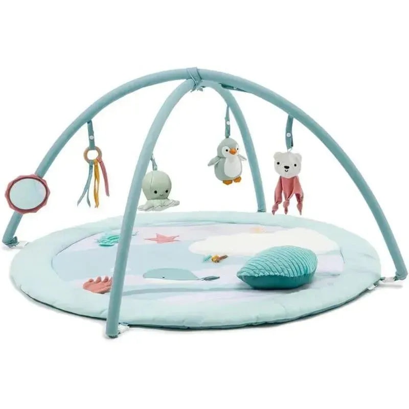 Little Big Friends – Large Round Playmat with Arch, Multisensory Activity Toy, Ocean