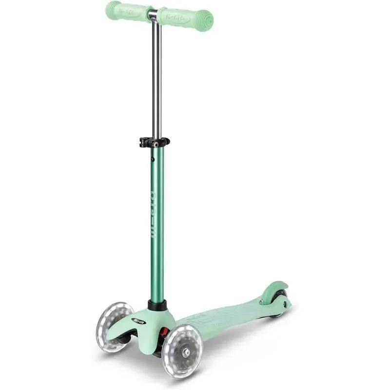 Micro Kickboard – Mini2Grow LED Wheels, 4in1 Scooter, for Kids Ages 1-6, Mint