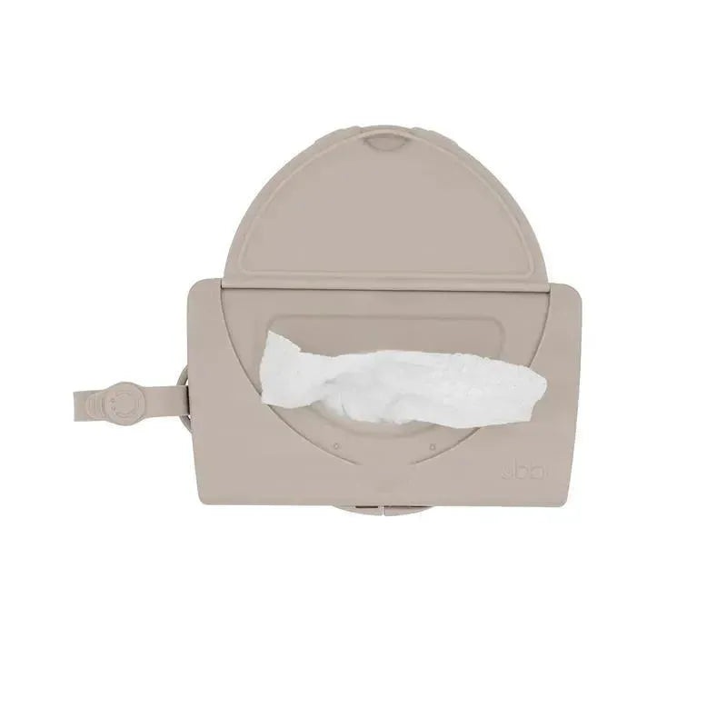 Ubbi – On-the-Go Baby Wipes Dispenser, Portable Wipes Container, Taupe