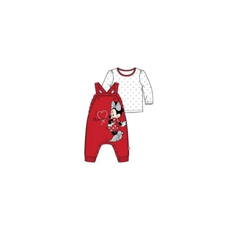 Babyfair – Disney Baby Girls Minnie Mouse 2Pc Overall Set
