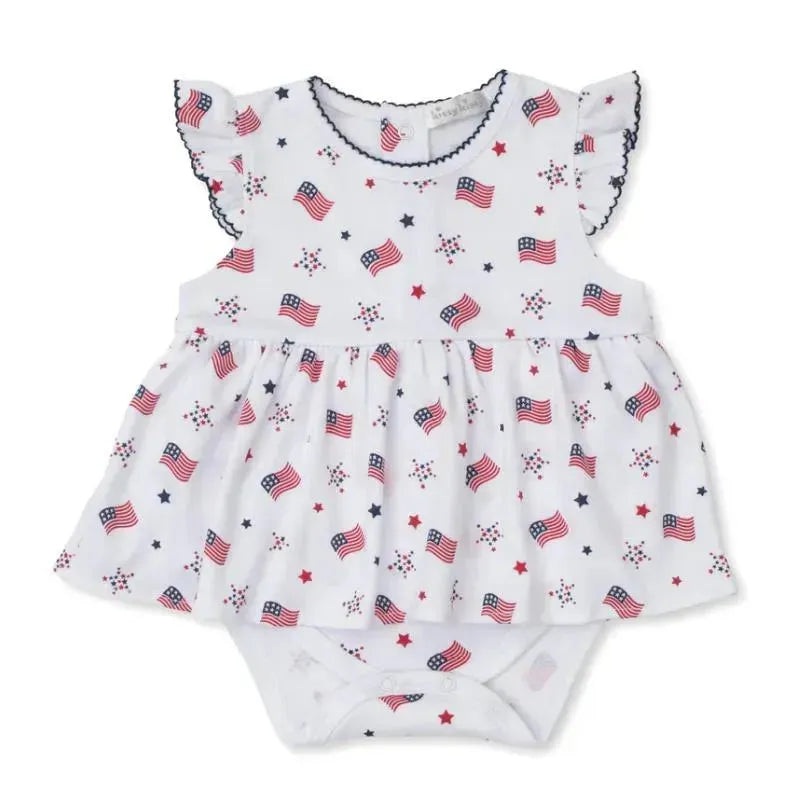 Kissy Kissy – Baby Basic Long Sleeve Bodysuit 4th of July