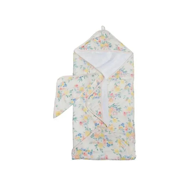 Loulou Lollipop – Hooded Towel Set, Floral Bouquet