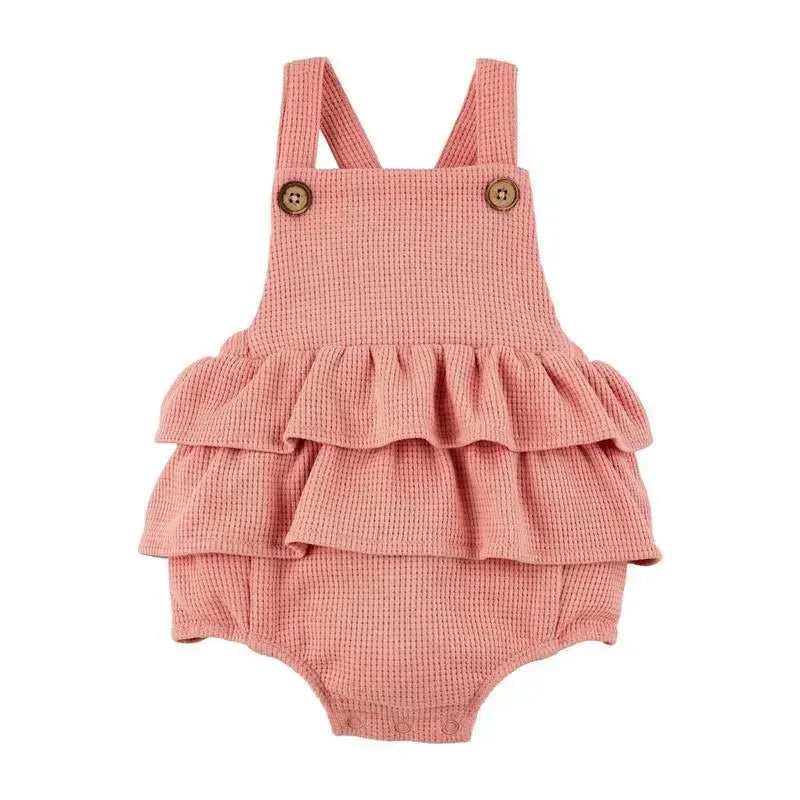 Mud Pie – Pink Ruffle Bubble, 3-6 Months