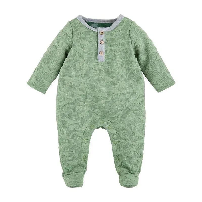Mud Pie – Quilted Dino Sleeper, 3-6 Months