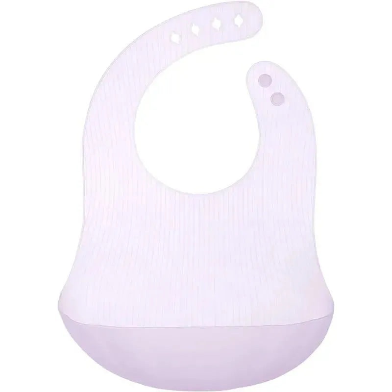 Ola Baby – Fold N Go Silicone Baby Waterproof Bib with Travel Case, Lilac