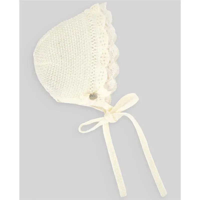 Paz Rodriguez – Baby Knit Newborn Bonnet, Beige