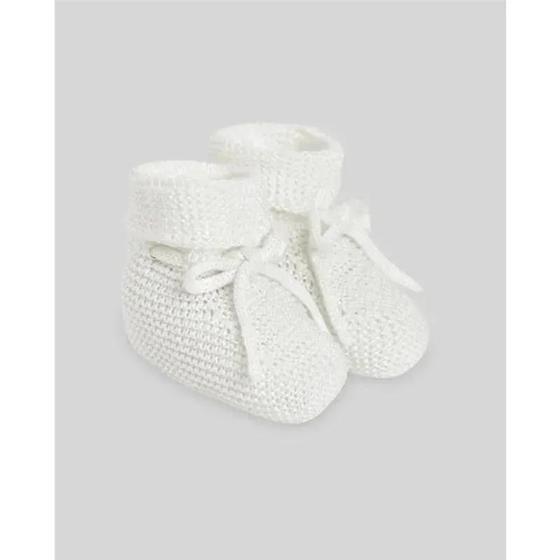 Paz Rodriguez – Baby Knit Newborn Booties, Beige