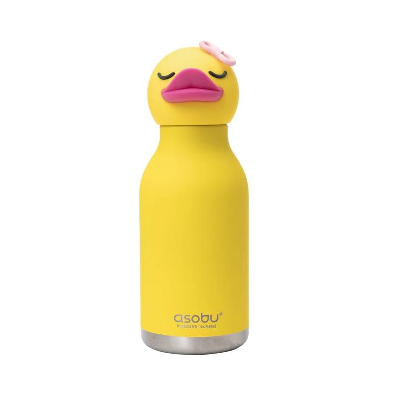 Asobu – Stainless Steel Bottle Silicone Head Ducky
