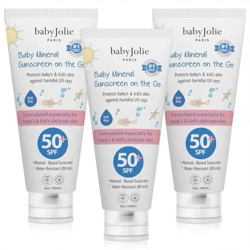 Baby Jolie – 3Pk Baby Mineral Sunscreen Bundle 6Oz