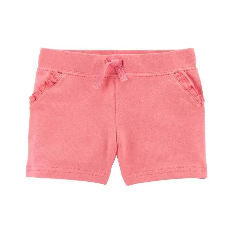 Carters – Baby Girl Pink Pull-On French Terry Shorts