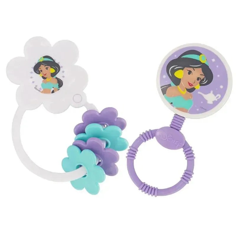 Cudlie – 2Pk Disney Princess Character Shape Rattle & Keyring Teether