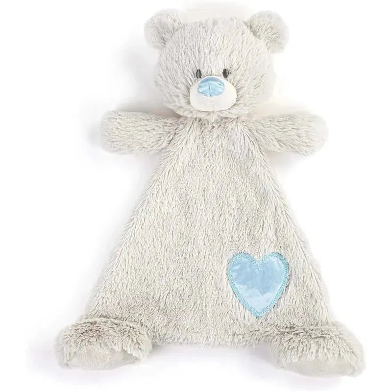 DEMDACO – Birthstone Blue and Grey, Stuffed Animal Blankie Bear December