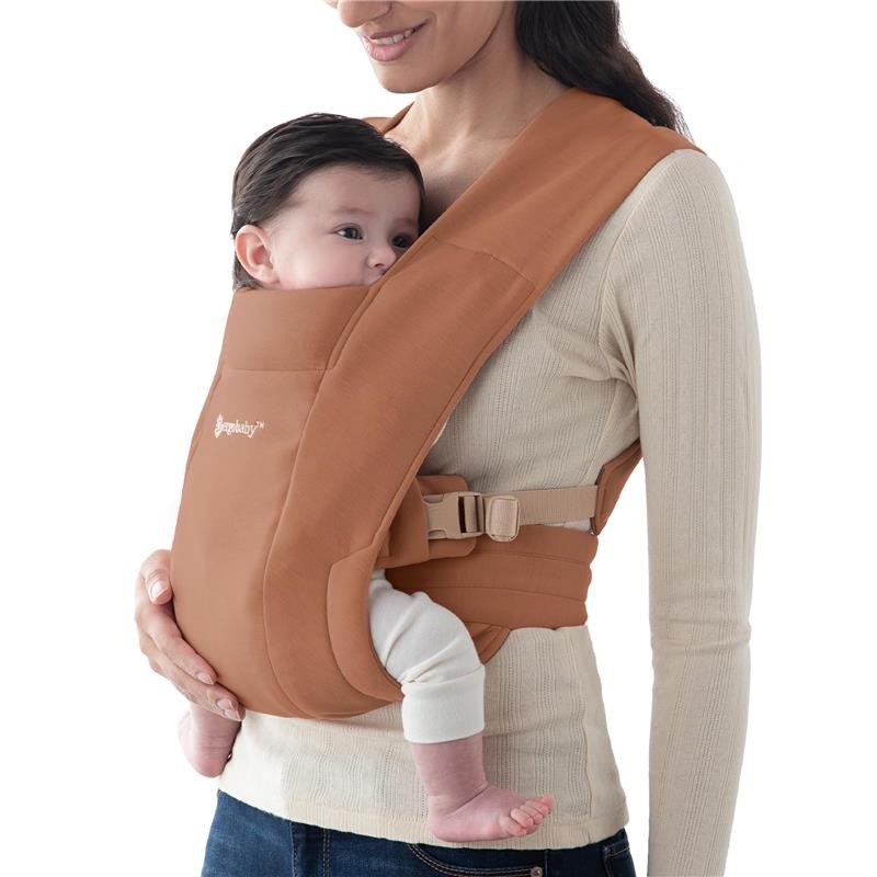 Ergobaby – Embrace Cozy Newborn Baby Wrap Carrier, Canyon Clay