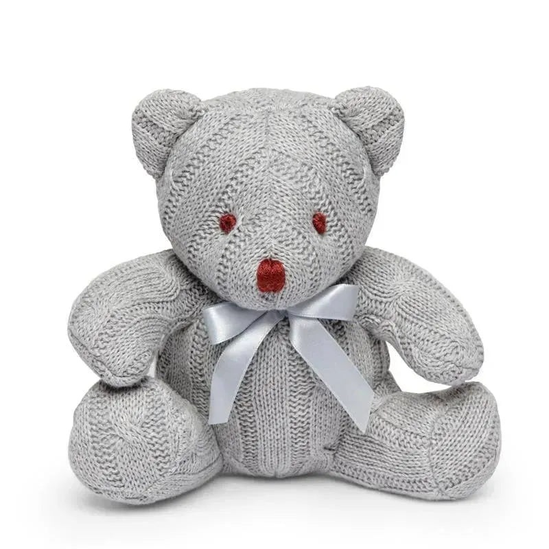 Rose Textiles – Cable Knit Bear, Grey
