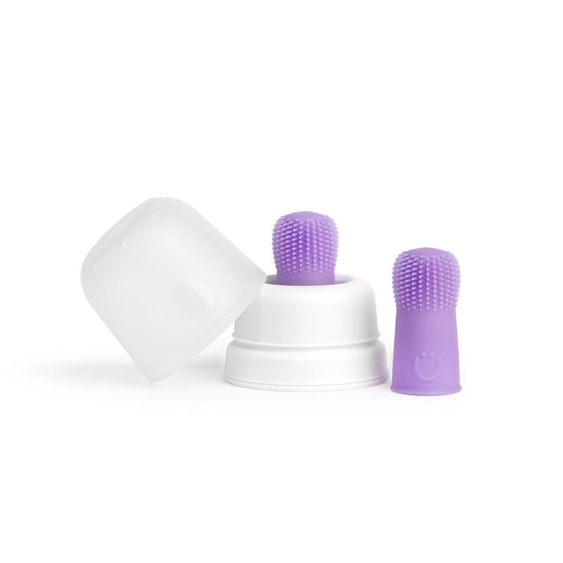 Ubbi – Baby Silicone Finger Toothbrush with Storage Case