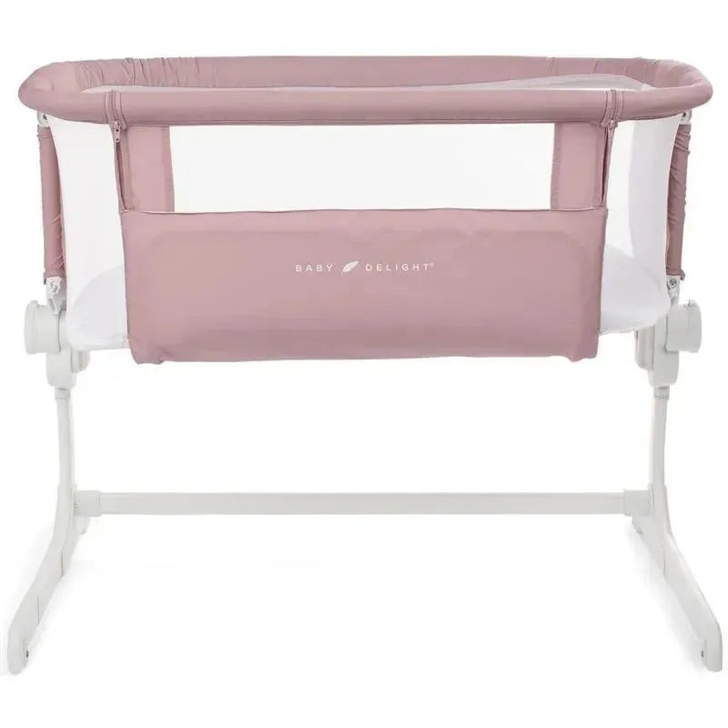 Baby Delight – Beside Me Dreamer Bassinet, 6-Position Height Adjustment, Organic Rose