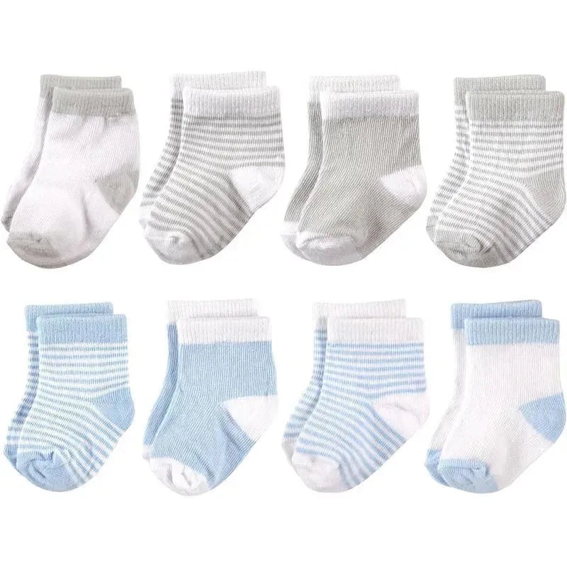 Baby Vision – Baby Girls’ Cotton Rich Newborn and Terry Socks, 0-6M, 8Pk