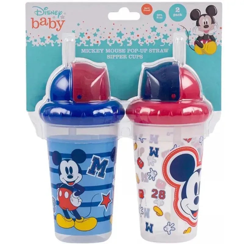 Cudlie – 2Pk Disney Mickey Mouse Straw Sipper, Mickey 28