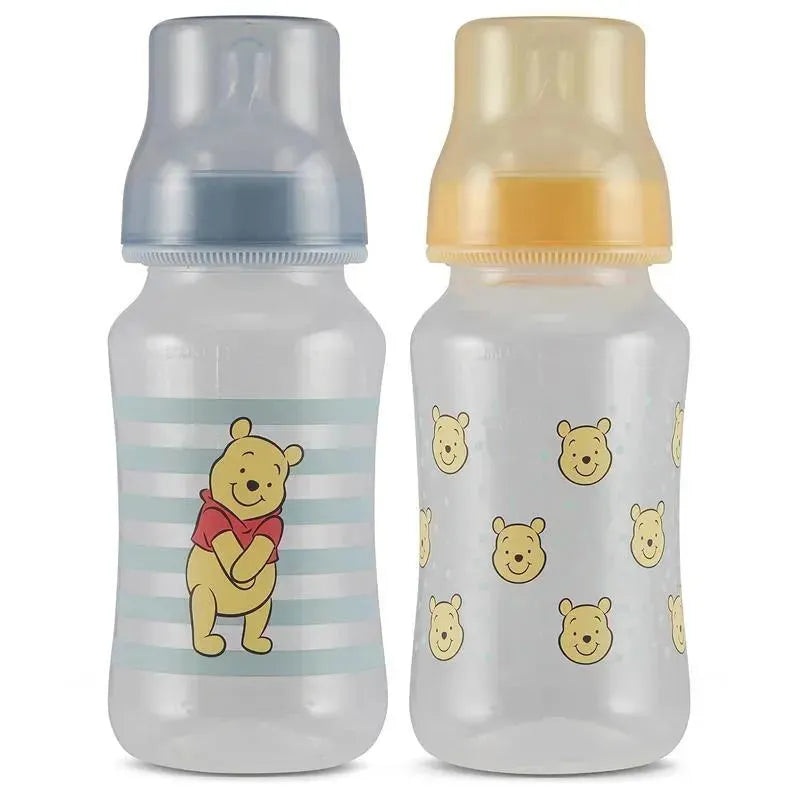 Cudlie – 2Pk Winnie The Pooh 11Oz Bottles, Faces & Dots