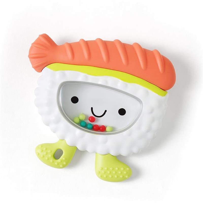 Itzy Ritzy – Sweetie Shake Plus Teething + Rattle Toy, Sushi