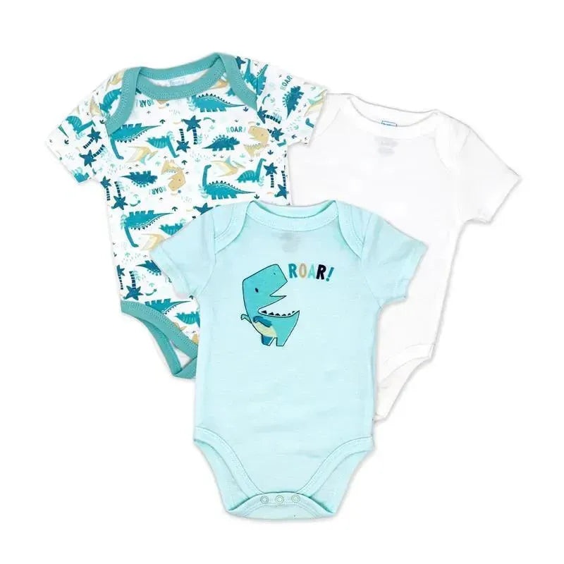 Rose Textiles – Boy’s 3 Pack Bodysuit, Dino