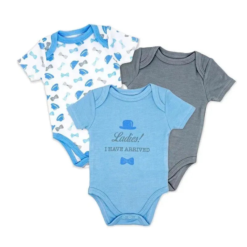 Rose Textiles – Boy’s 3 Pack Bodysuit Set, Gentleman