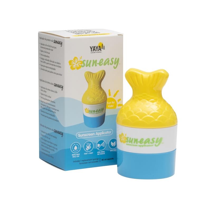 Yaya Organics – Sun-Easy Sunscreen Applicator Fish Tail Blue