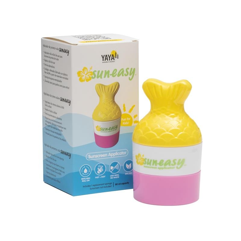 Yaya Organics – Sun-Easy Sunscreen Applicator Fish Tail Pink