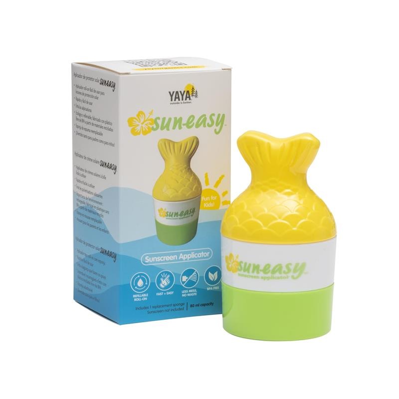 Yaya Organics – Sun-Easy Sunscreen Applicator Fish Tail Yellow