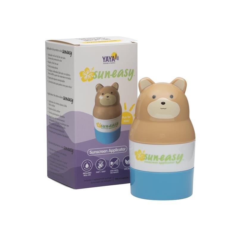 Yaya Organics – Sun-Easy Sunscreen Applicator Teddy Bear Blue