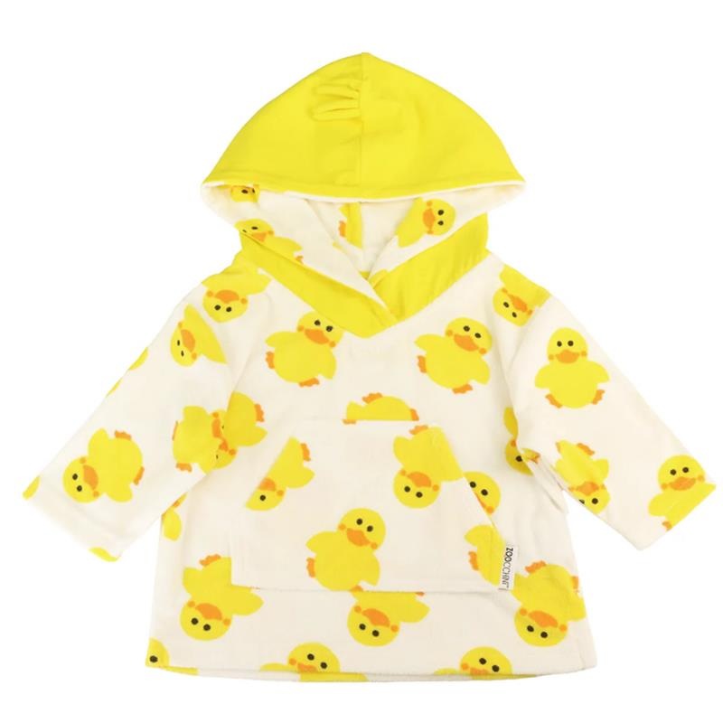 Zoocchini – Baby Terry Swim Coverup Harper Duck/Canard/Pato 0-12M