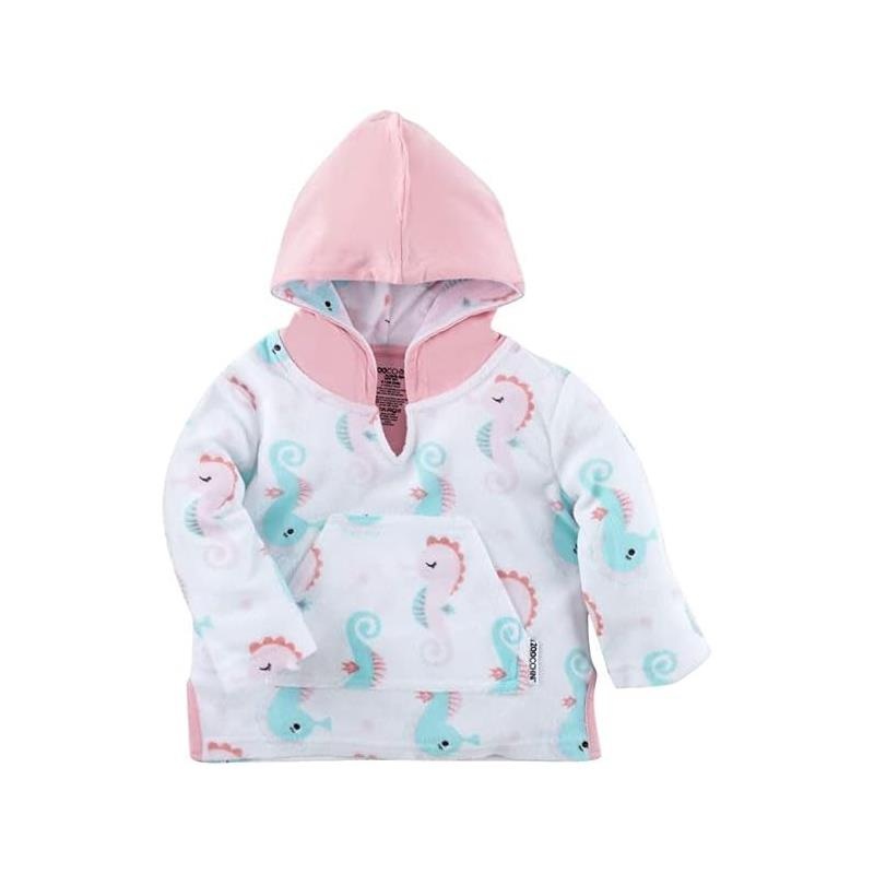 Zoocchini – Baby Terry Swim Coverup Seahorse Upf50+ , 0/12M