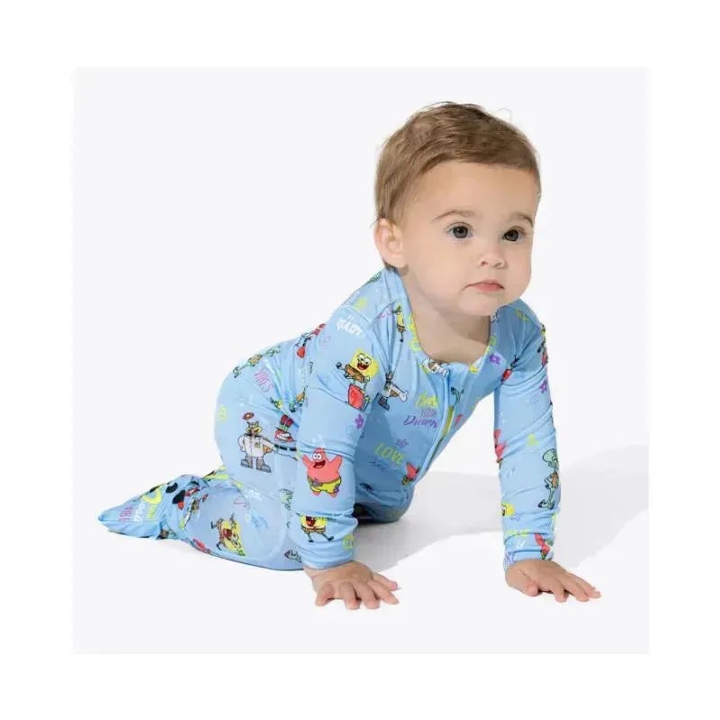 Bellabu Bear – Good Vibes Bamboo Convertible Footie Spongebob Squarepants