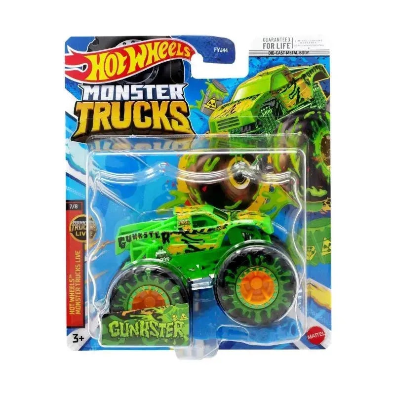 Hot Wheels – Monster Trucks Die-Cast Car, Gunkster