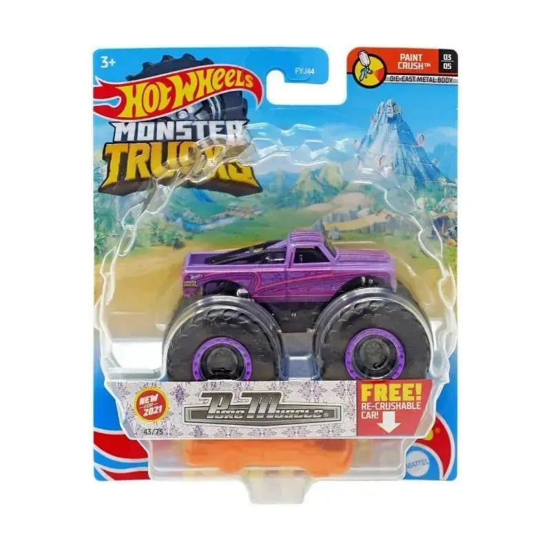 Hot Wheels – Monster Trucks Die-Cast Car, Pure Muscle