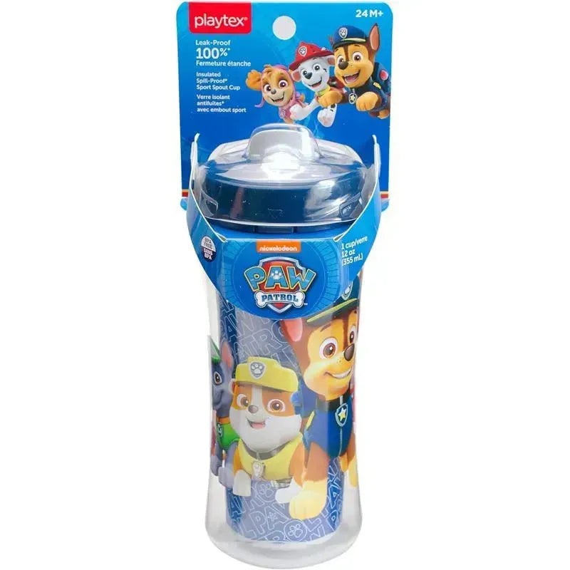 Playtex – Baby Sipsters Stage 4 PAW Patrol Spout Cups, Spill-Proof, Leak-Proof, Break-Proof, Blue, 12 Oz, 1 Count