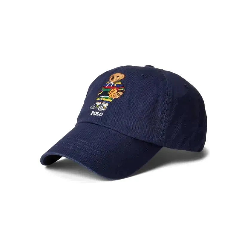 Ralph Lauren Baby – Classic New Bond Chino Novelty Bear Graphic Sport Cap Navy