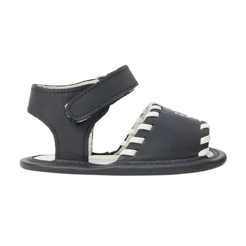Ralph Lauren Baby – Nautical Girl Sandal Leather White Anchor