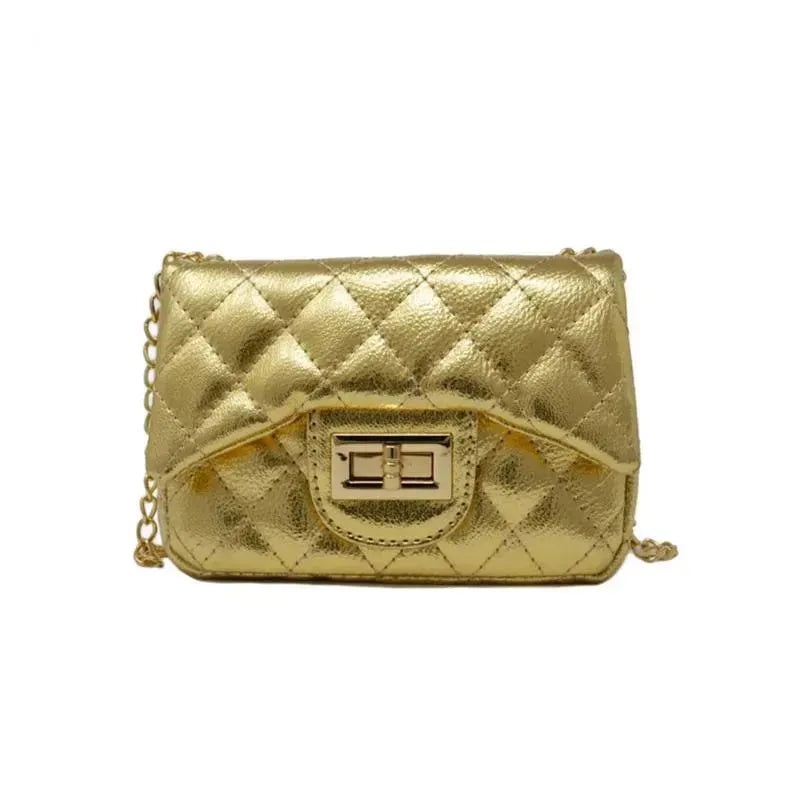 Tiny Treats – Metallic Classic Mini Purse, Gold