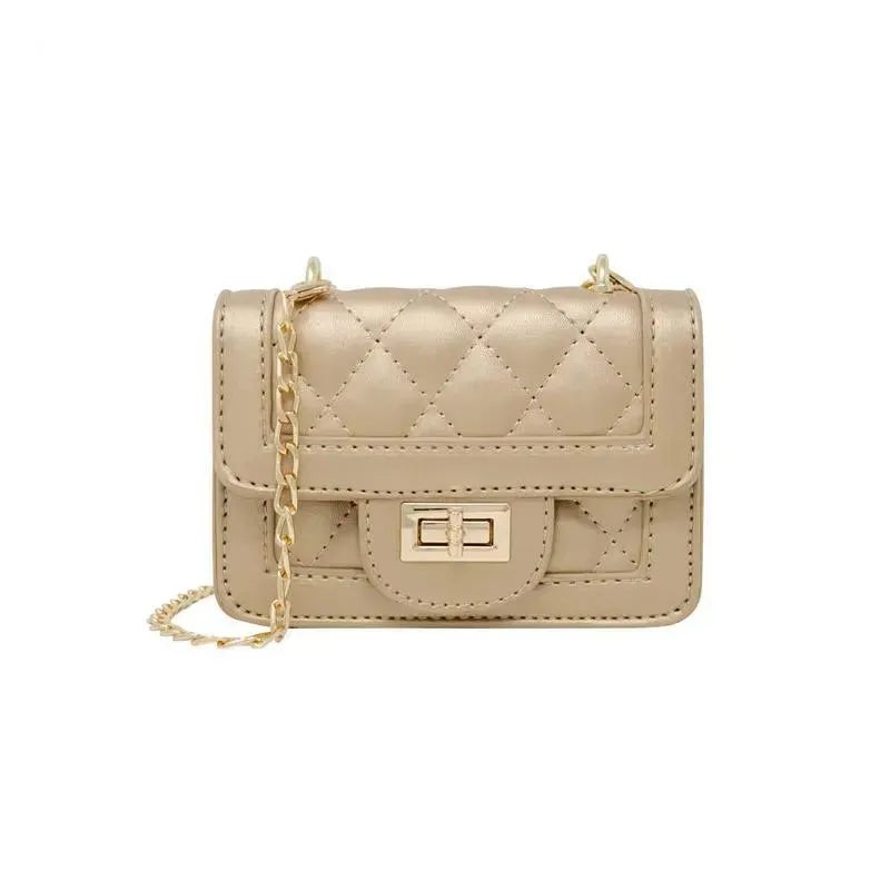 Tiny Treats – Tiny Classic Quilted Mini Purse, Gold