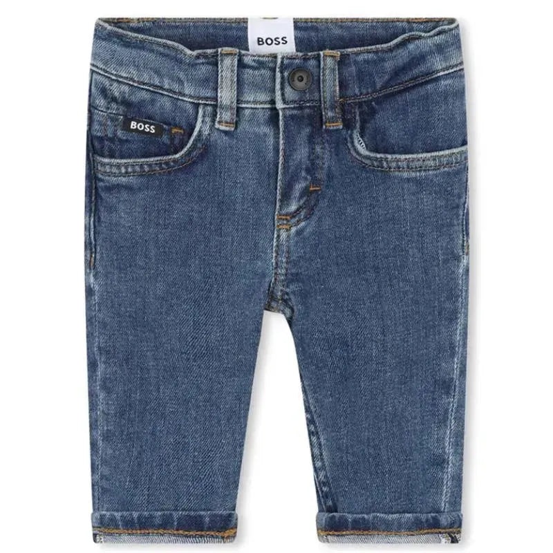Hugo Boss Baby – Cotton Rich Jeans, Denim